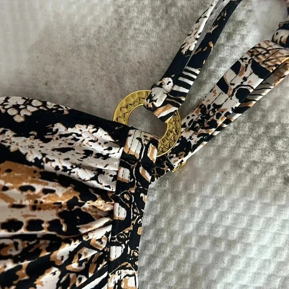 Bleu Rod Beattie® Walk On The Wild Side Size 34D and Bikini Bottom Size 8 - Picture 13 of 15